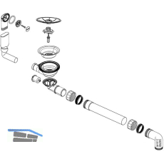 BLANCO Ab- und �berlaufgarnitur 1 x 3,5'' 236797