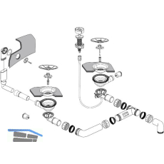 BLANCO Ab- und �berlaufgarnitur 2 x 3,5'' 237388