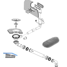 BLANCO Ab- und �berlaufgarnitur 1 x 3,5'' 237637
