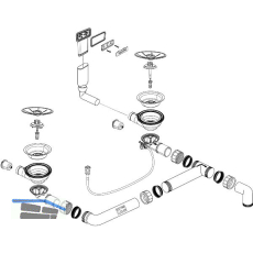 BLANCO Ab- und �berlaufgarnitur 2 x 3,5'' 237792