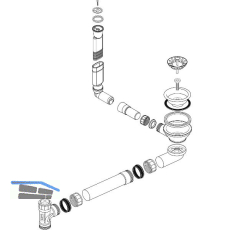BLANCO Ab- und �berlaufgarnitur 1 x 3,5'' 238141