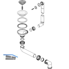 BLANCO Ab- und �berlaufgarnitur 1 x 3,5'' 230037