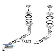 BLANCO Ablaufgarnitur 2 x 3,5'' 202291