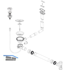 BLANCO Ab- und �berlaufgarnitur 1 x 3,5'' 234496