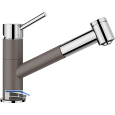 BLANCO K�chenarmatur Kano-S Vario 527967 druckfest Vulkangrau/Chrom