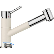 BLANCO K�chenarmatur Kano-S Vario 527966 druckfest Softwei�/Chrom