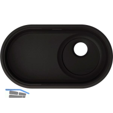 BLANCO Unterbau-Sp�le Oovalon 700-U, Mystic Black