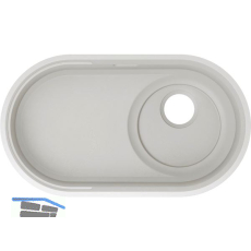 BLANCO Unterbau-Sp�le Oovalon 700-U, Cloud White