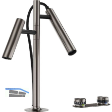 BLANCO Set Armatur Choice Luneoo-S Satin Platinum mit Wasseraufbereitungseinheit