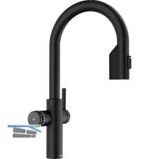 BLANCO Set Armatur Choice Icona-C Schwarz matt mit Wasseraufbereitungseinheit