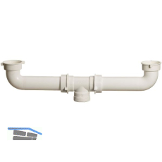 SOLLIDO Ventilbr�cke 6/4" (erforderlich bei Einbau von 2 getrennten Becken)