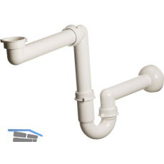 SOLIDO 5/4� und 6/4" x 40 mm Raumspar-Siphon