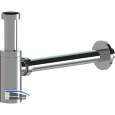 SOLIDO 5/4" x 32 mm Design-Flaschensiphon, Chrom