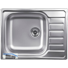 SOLIDO Einbausp�le Triton EX-180, Edelstahl reversibel inkl. S-701-K