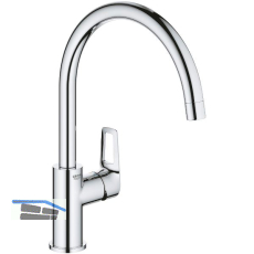 GROHE K�chenarmatur Bau Loop 31368001 druckfest Chrom