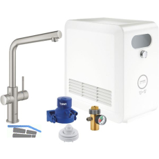 GROHE Blue Professional K�chen-Funktionsarmatur L-Auslauf Edelstahl