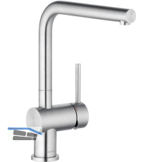 KLUDI K�chenarmatur L-Steel 45803F877 druckfest Edelstahl geb�rstet