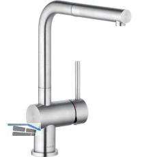 KLUDI K�chenarmatur L-Steel 45851F877 druckfest Edelstahl geb�rstet