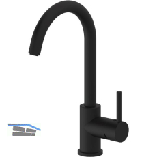 SOLIDO K�chenarmatur Mix 35/P drucklos Schwarz matt