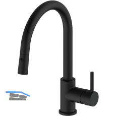 SOLIDO K�chenarmatur Mix/35D 400338SAT00NE druckfest Schwarz matt