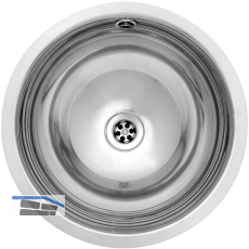 REGINOX 3D-Waschtisch Caribbean mit �berlauf, Edelstahl