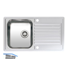 REGINOX CENTURIO L10, 850 x 490 mm reversibel, Edelstahl