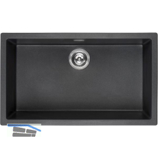 REGINOX 2D-Sp�le Amsterdam 72, 780 x 460 mm, Black Silvery