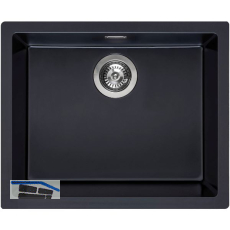 REGINOX 2D-Sp�le Amsterdam 50, 560 x 460 mm, Pure Black