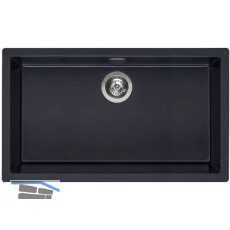 REGINOX 2D-Sp�le Amsterdam 72, 780 x 460 mm, Pure Black