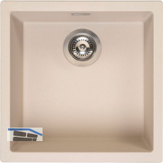 REGINOX 2D-Sp�le Amsterdam 40, 460 x 460 mm, Caffe Silvery