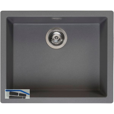 REGINOX 2D-Sp�le Amsterdam 50, 560 x 460 mm, Grey Silvery