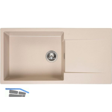 REGINOX Einbausp�le Amsterdam 540, 1000 x 500 mm, Caffe Silvery, reversibel