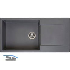 REGINOX Einbausp�le Amsterdam 540, 1000 x 500 mm, Grey Silvery, reversibel