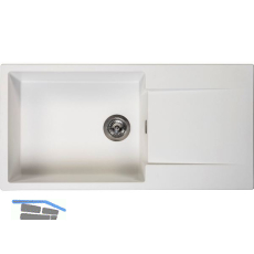 REGINOX Einbausp�le Amsterdam 540, 1000 x 500 mm, Pure White, reversibel