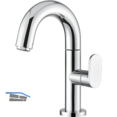 SOLIDO Waschtischarmatur Slim druckfest, chrom