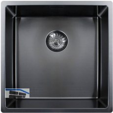 SOLIDO 3D-Sp�le CAPP40R10GM Edelstahl-Anthrazit Gun Metal