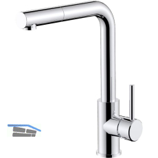 SOLIDO K�chenarmatur CABL003CHU mit ausziehbarem Auslauf druckfest, Chrom