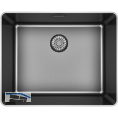 SOLIDO fl�chenb�ndige Sp�le CAPPSR50R20GM Slim Frame Edelst.-Anthrazit Gun Metal