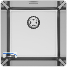 SOLIDO fl�chenb�ndige Sp�le CAPPSR40R20 Slim Frame Edelstahl