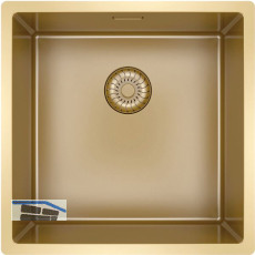 SOLIDO 3D-Sp�le CAPP40R10G Edelstahl-Gold