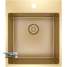 SOLIDO 2D-Sp�le CAPP40KR10G Edelstahl-Gold