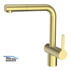 SOLIDO K�chenarmatur CA1108GU mit ausziehbarem Auslauf druckfest, Gold