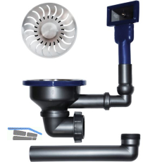 CARESSI Ab- und �berlaufgarnitur CAKP24BL37 Edelstahl