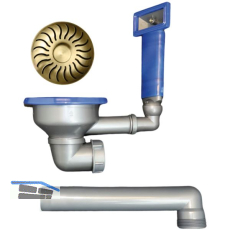 CARESSI Ab- und �berlaufgarnitur CAPPKP24NG Gold