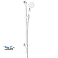 SOLIDO Brauseset B200 chrom 900 mm mit Handbrause 3S