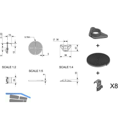REGINOX Befestigungsklammern Z1030