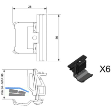 REGINOX Befestigungsklammern Z1181