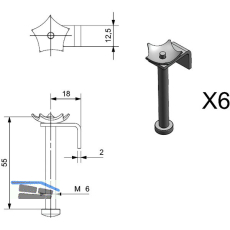 REGINOX Befestigungsklammern Z1200
