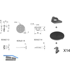 REGINOX Befestigungsklammern Z1324
