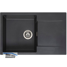 REGINOX Einbausp�le Amsterdam 78 Black Silvery